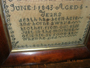 Mourning Sampler 1843 Closer