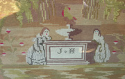 Mourning Sampler 1858