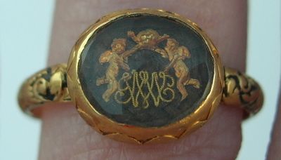 Stuart Crystal 17th Century Ring Memento Mori