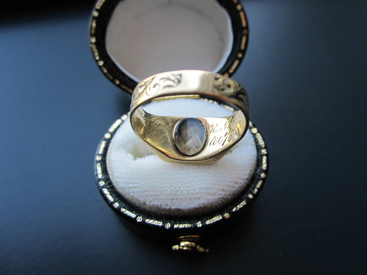 Gothic / Baroque Transition Ring Lieutenant Henry Dove RN 1836