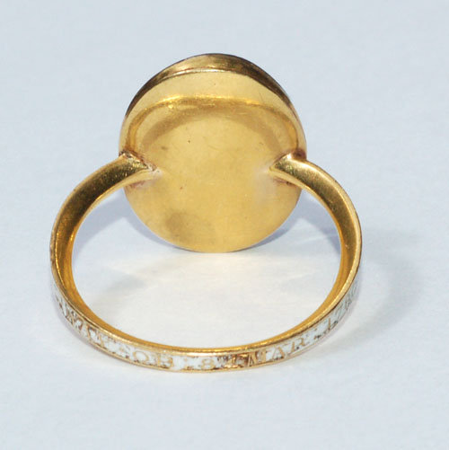 Anachronistic 1780 Memento Mori Neoclassical Ring