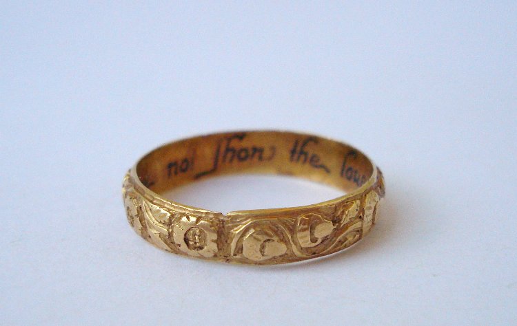 Posy 17th century ring rose symbolism