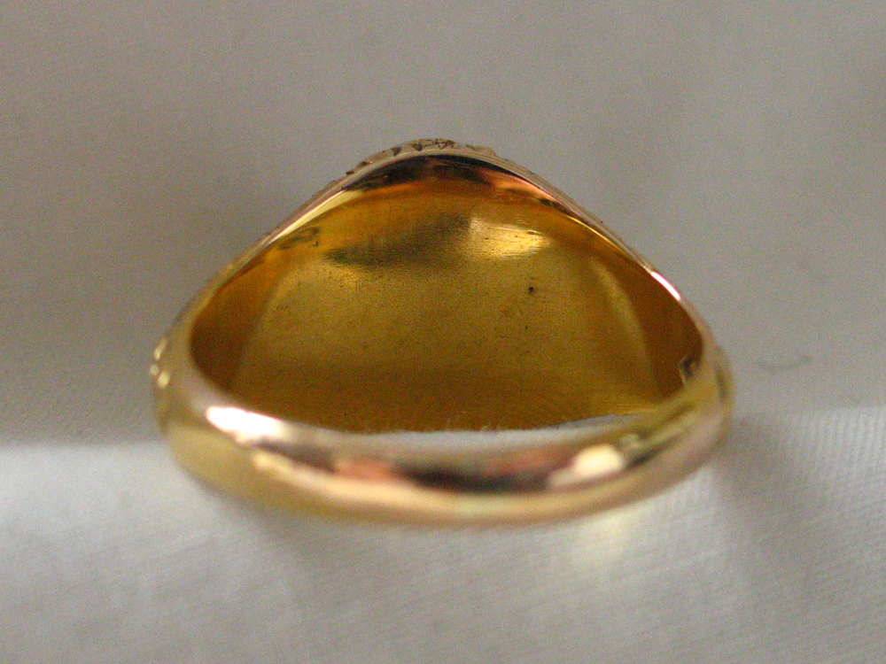 19th century garnet ring