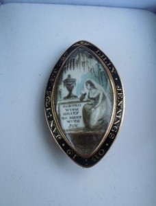 Parting with Grief Mourning Brooch