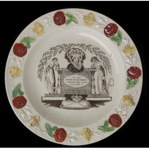 Caroline of Ansbach Mourning Plate