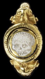 c.1600 skull memento mori ring