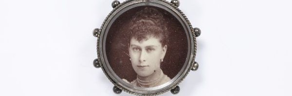 The locket was probably made to celebrate the engagement of the Princess and the Duke. Unfortunately, he died very soon after the engagement and Princess May married the Duke's younger brother, the future King George V.