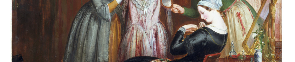 Richard Redgrave, 1846, "Throwing Off Her Weed"