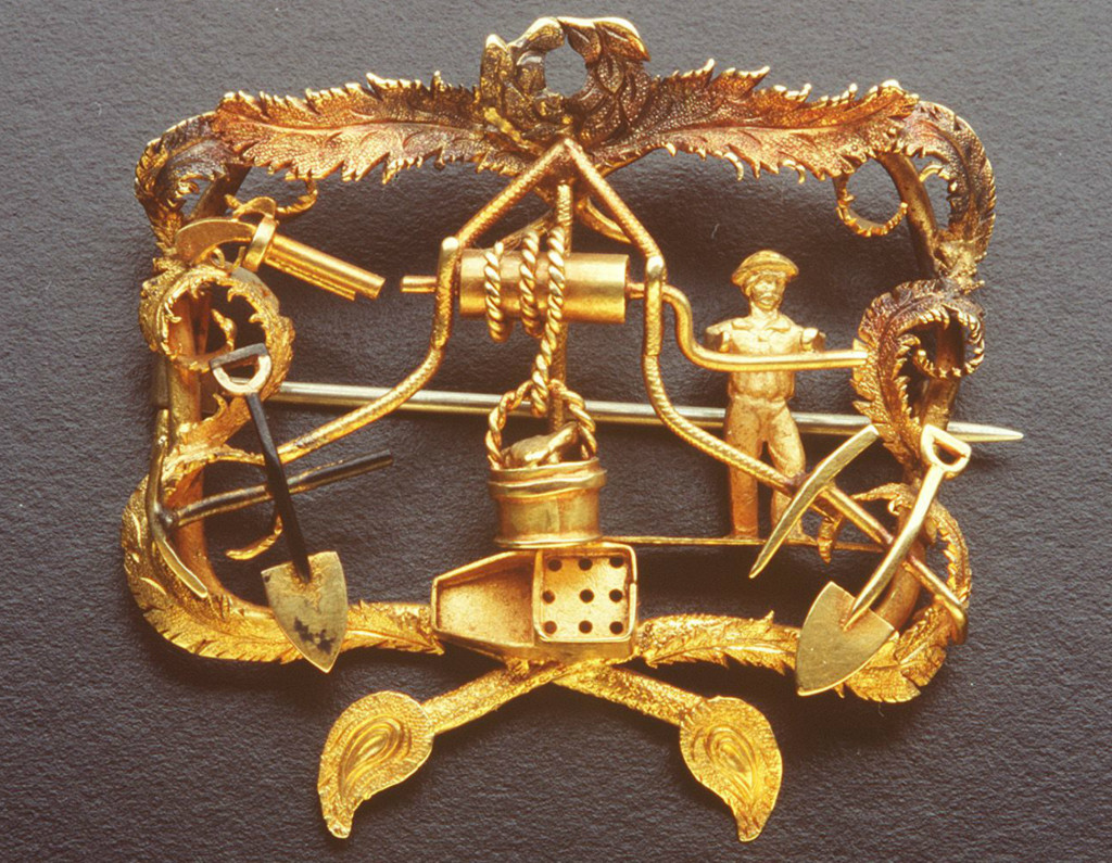 Goldfields brooch commissioned by Edward Austin, c.1855