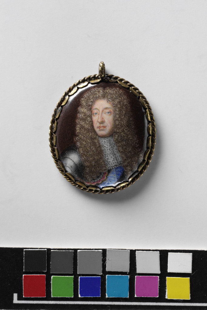 James II, enamel on metal, c.1685