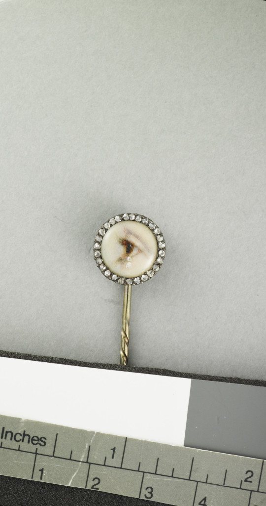 Tiepin with a miniature of a lady's eye, 1900-10