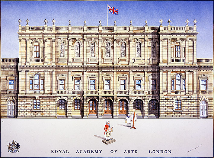 Royal Academy of the Arts. Image courtesy of British Museum. 