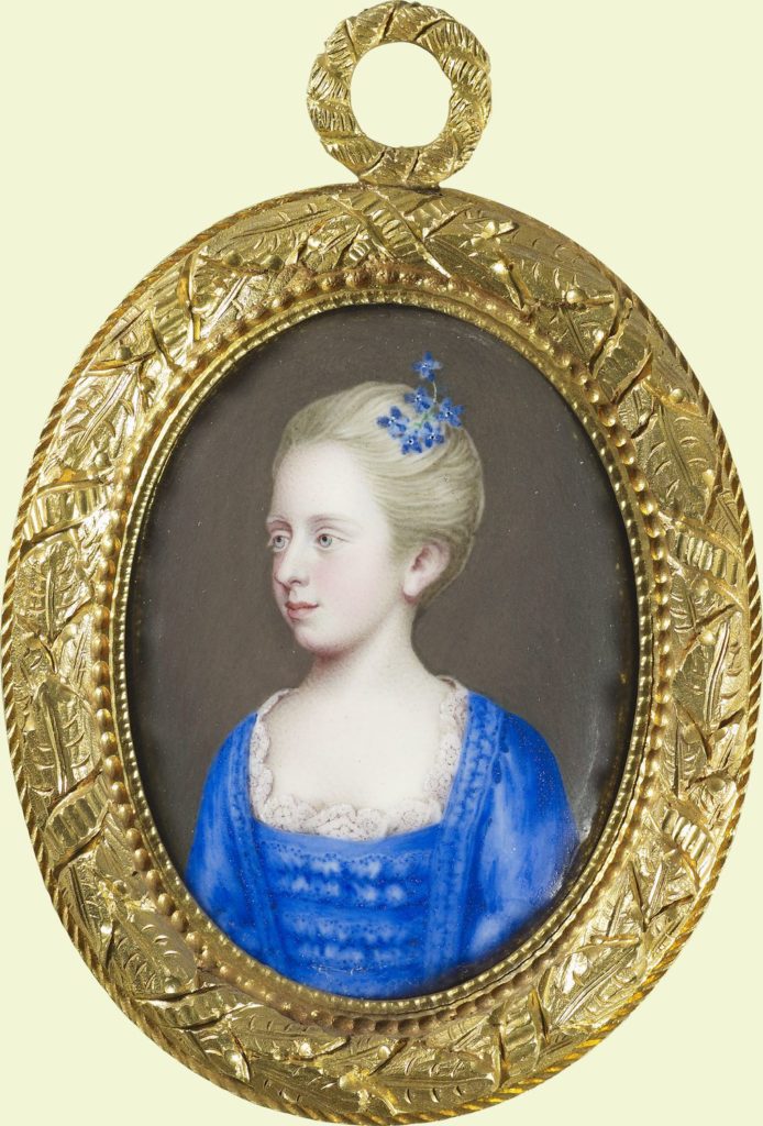 Miniature attributed to Francis Sykes (active 1750); Princess Elizabeth Caroline (1740-1759)