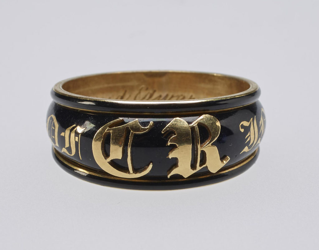 Gothic Revival mourning ring
