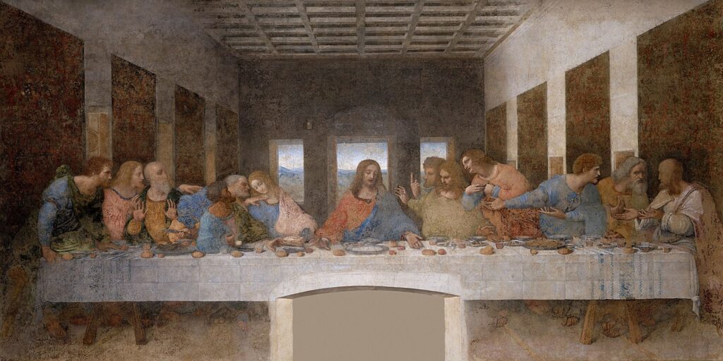 The Last Supper 'Il Cenacolo' by Leonardo da Vinci c.1490